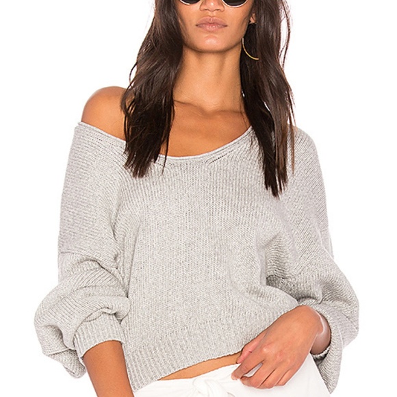 Free People Sweaters - Free People • Oversized Grey Sweater